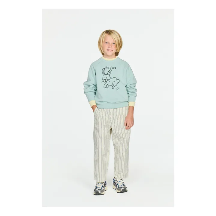 Sweat Shark Lapin | Bleu pâle- Image produit n°1