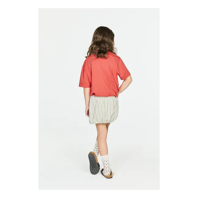 T-shirt Big Rooster Fleurs | Rouge
