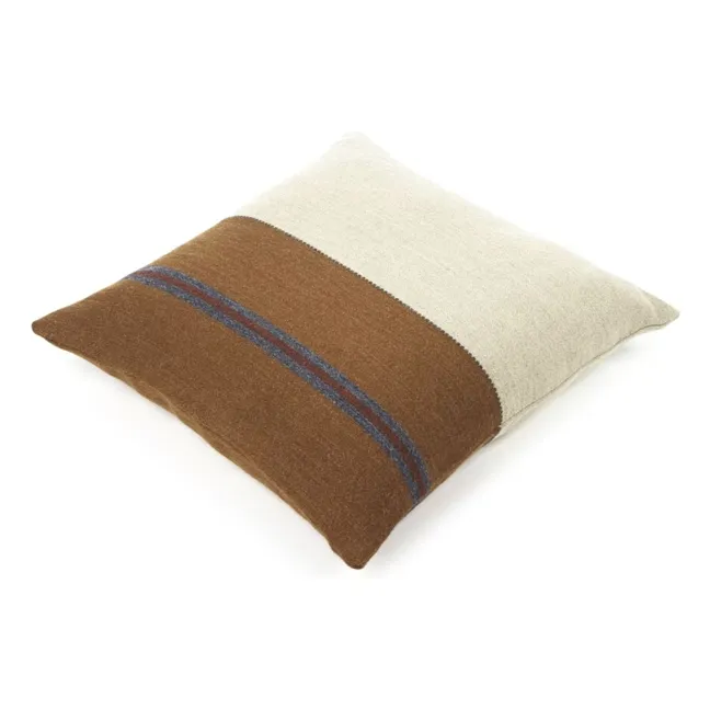 Housse de coussin Highland Stripe | Camel