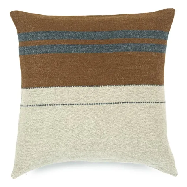 Highland Stripe cushion cover | Cream