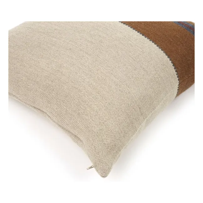Housse de coussin Highland Stripe | Camel