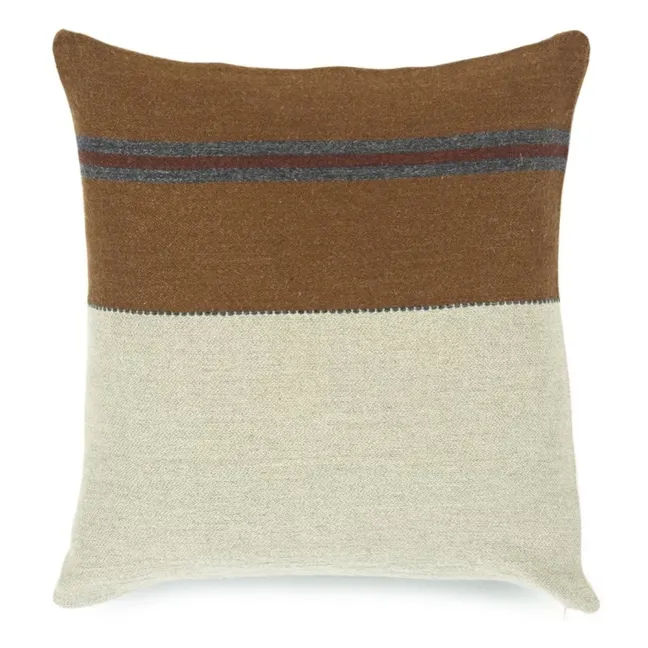 Housse de coussin Highland Stripe | Camel