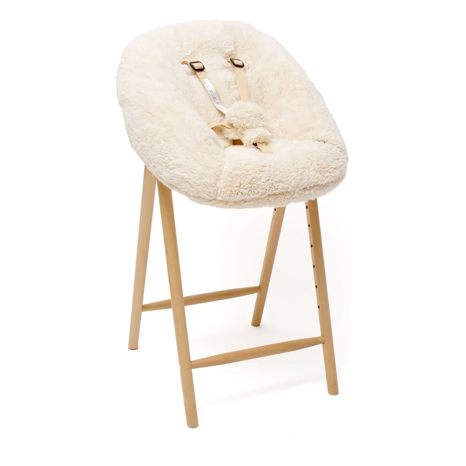 Transat pour chaise haute Tobo | Ecru- Image produit n°0