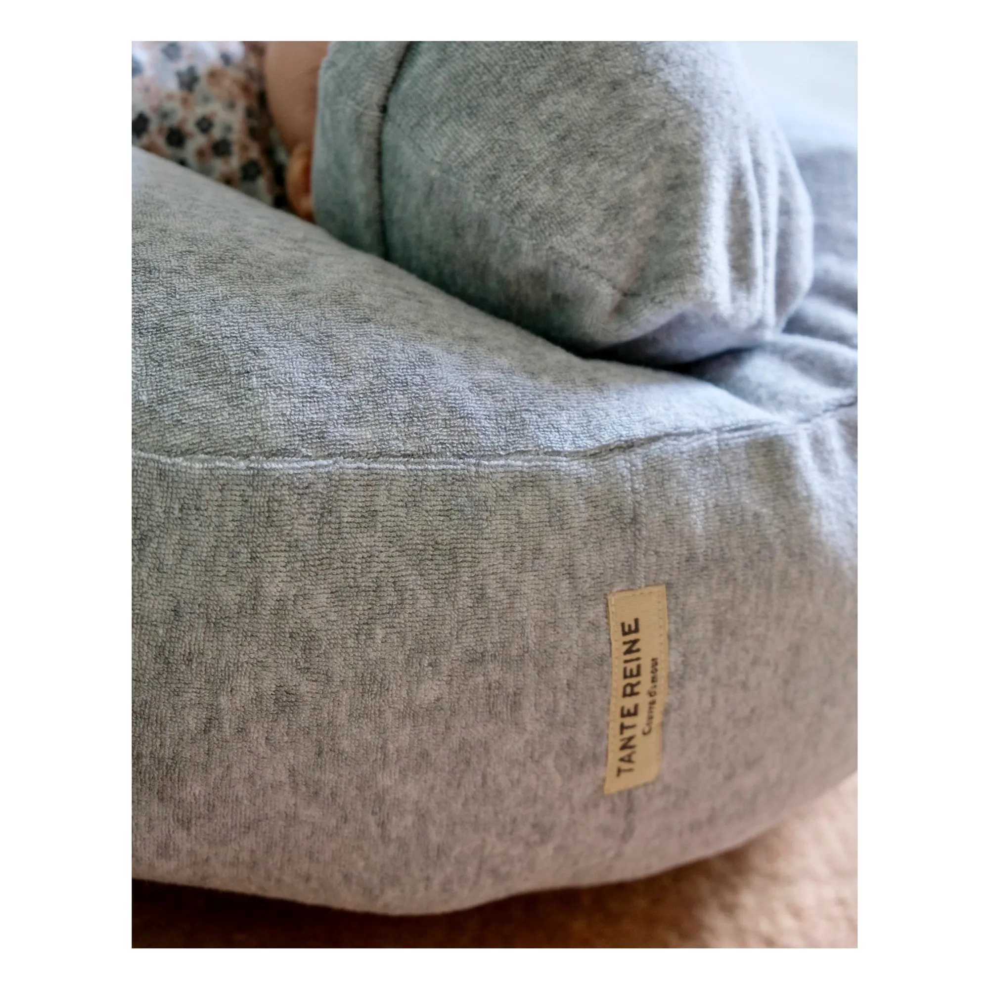 Housse pour nid bébé multi-usage | Gris chiné- Image produit n°4