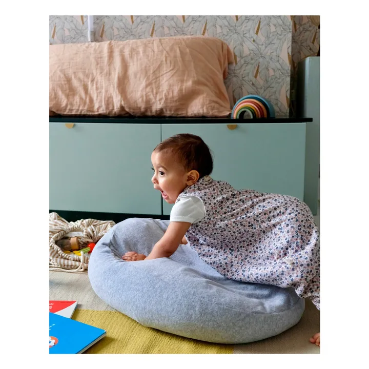 Multi-purpose baby nest cover | Heather grey- Product image n°1