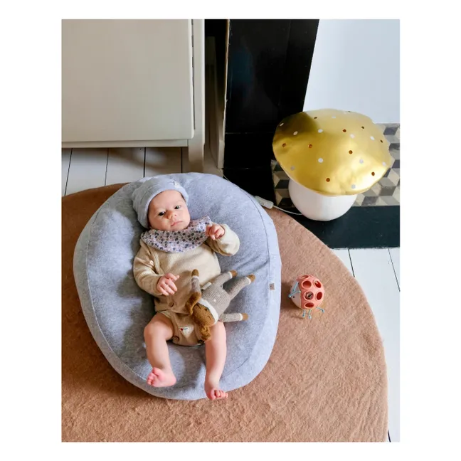 Multi-purpose baby nest cover | Heather grey