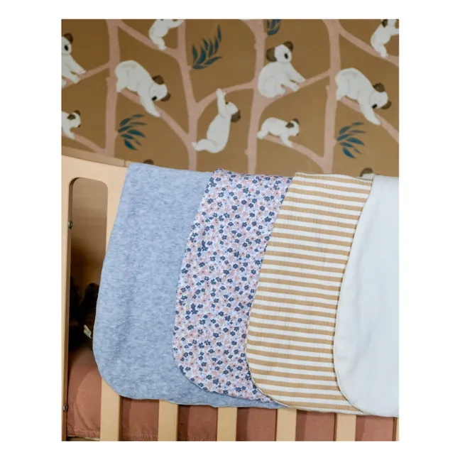Gigoteuse d'emmaillotage en coton bio | Gris chiné
