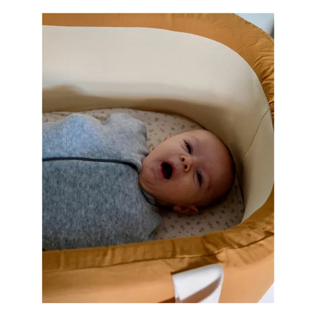 Organic cotton swaddling bag | Heather grey
