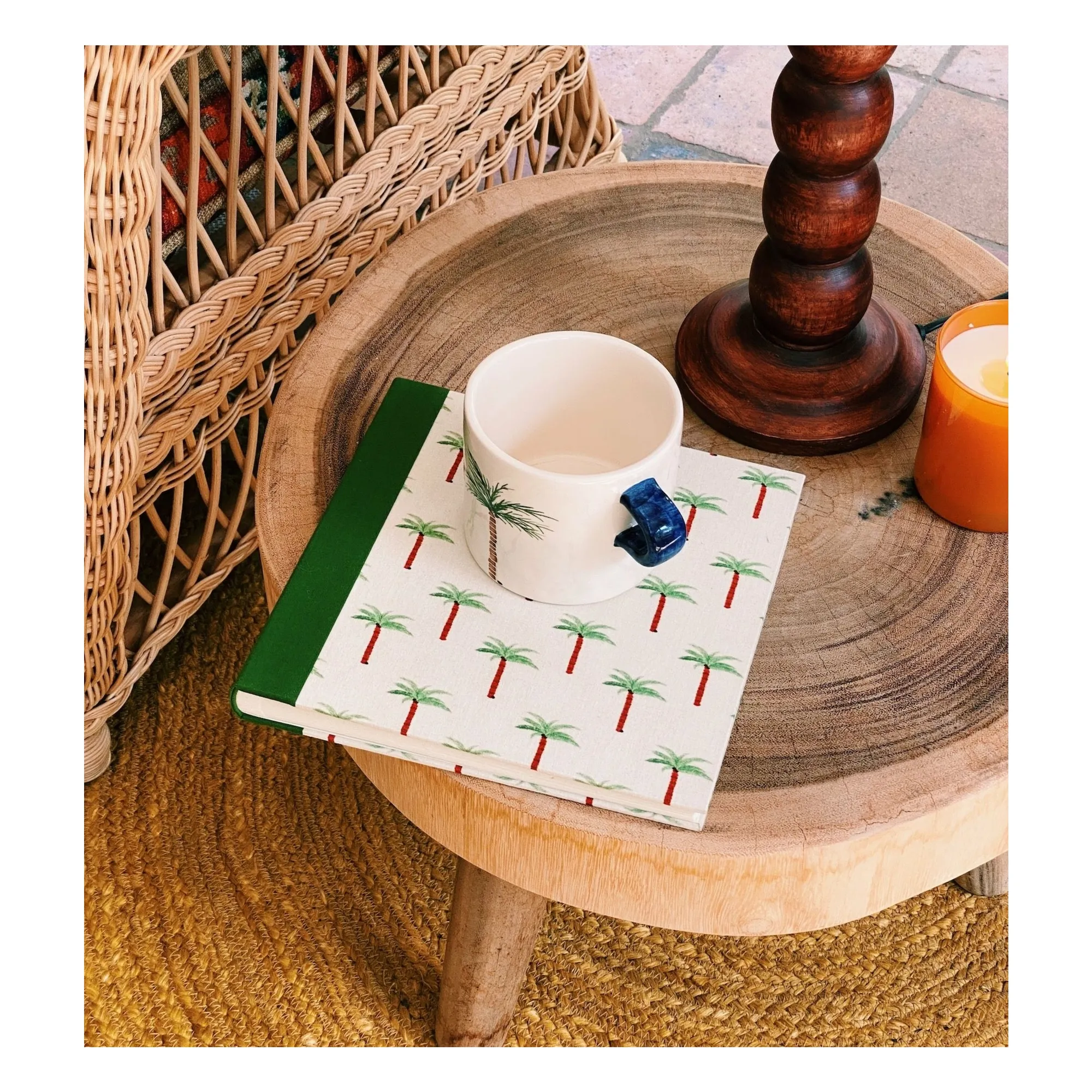 Tasse Palm Tree | Bleu- Image produit n°1