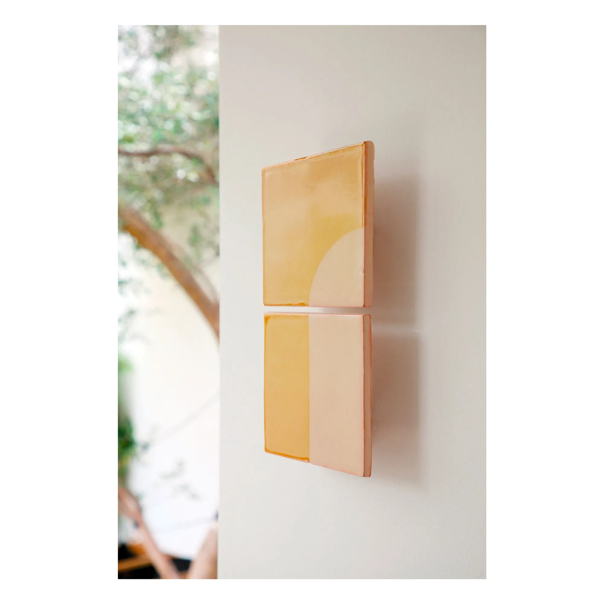 Applique Tiles | Jaune- Image produit n°0