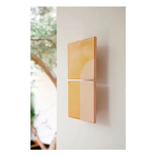 Lampada da parete, modello: Tiles | Giallo