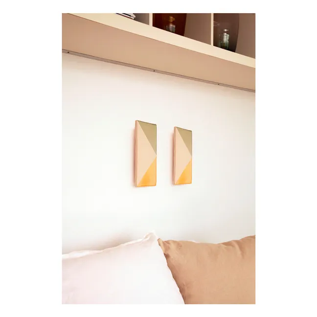 Lampada da parete con piastrelle  | Giallo