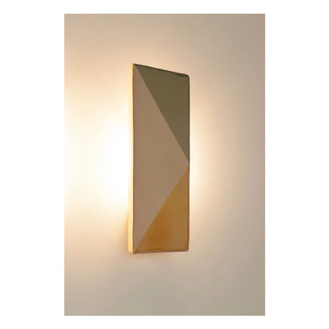Lampada da parete con piastrelle  | Giallo