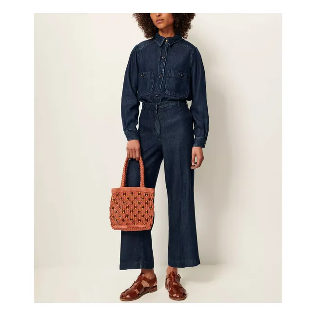 Chemise Theo | Bleu indigo