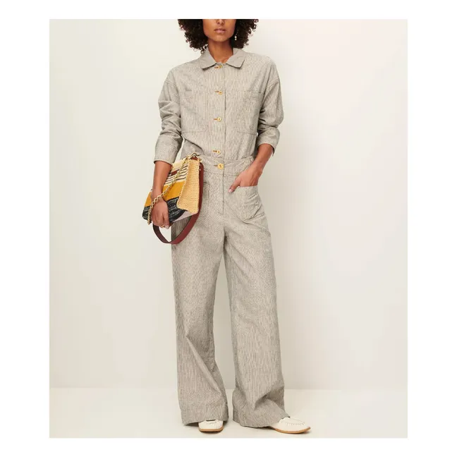Sac Farawa Coton et Raphia | Jaune