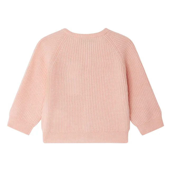 Giusto Strickjacke Wolle | Pfirsichfarben