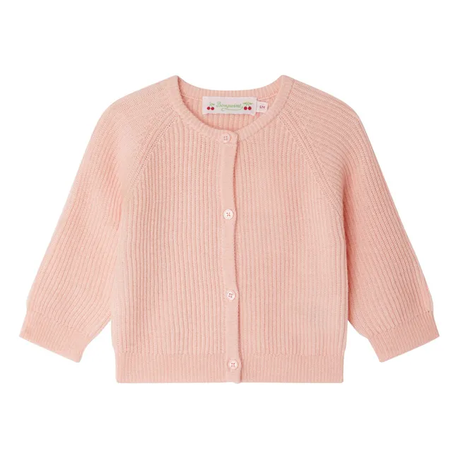 Giusto Strickjacke Wolle | Pfirsichfarben