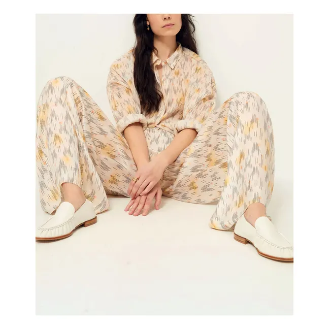 Mocassins Ayano Cuir | Ecru