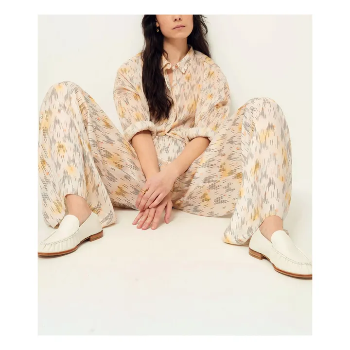 Mocassins Ayano Cuir | Ecru- Image produit n°1