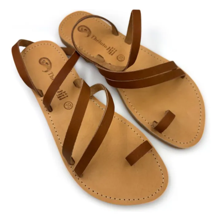 Sandales Agatha | Camel- Image produit n°1