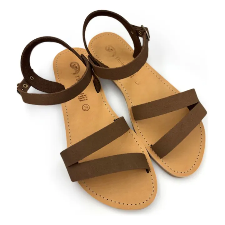 Sandales Iris | Chocolat- Image produit n°0