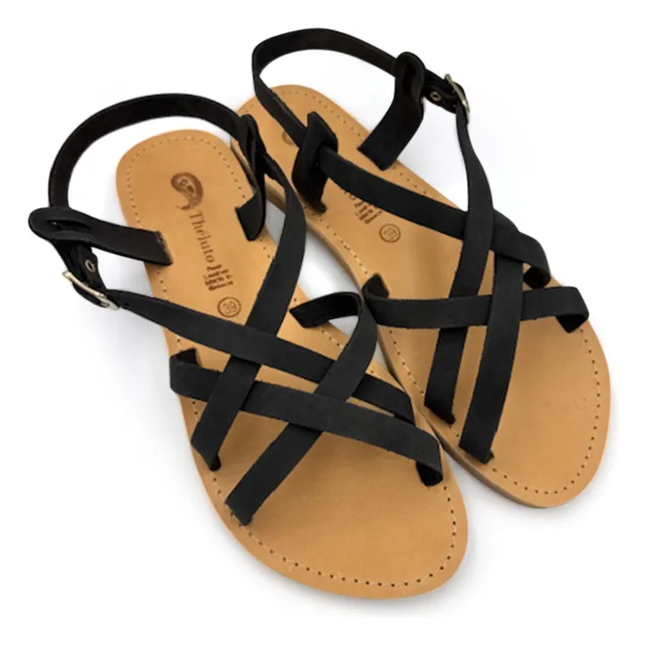 Sandales Verona Nubuck | Noir- Image produit n°0