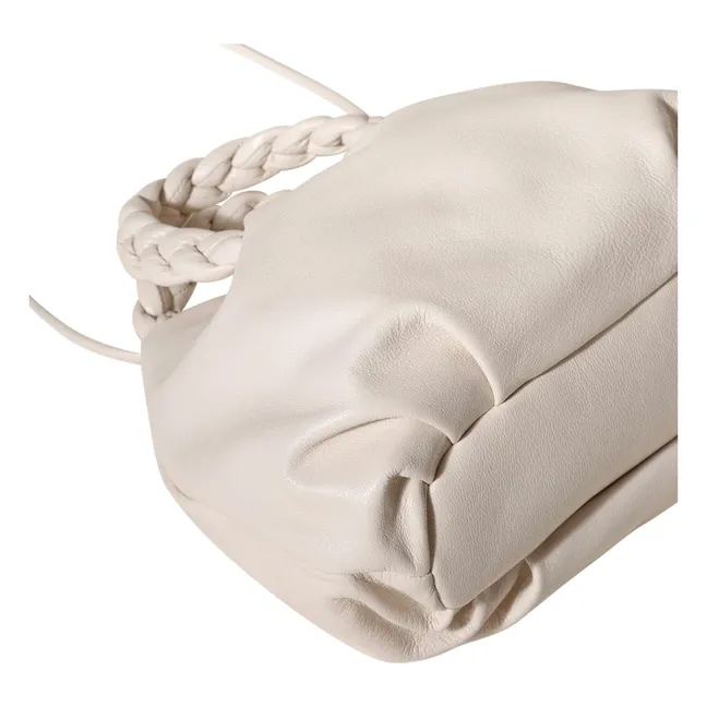 Bolso Bomber Blando Brillante | Crema