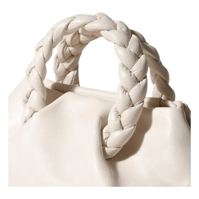 Bolso Bomber Blando Brillante | Crema