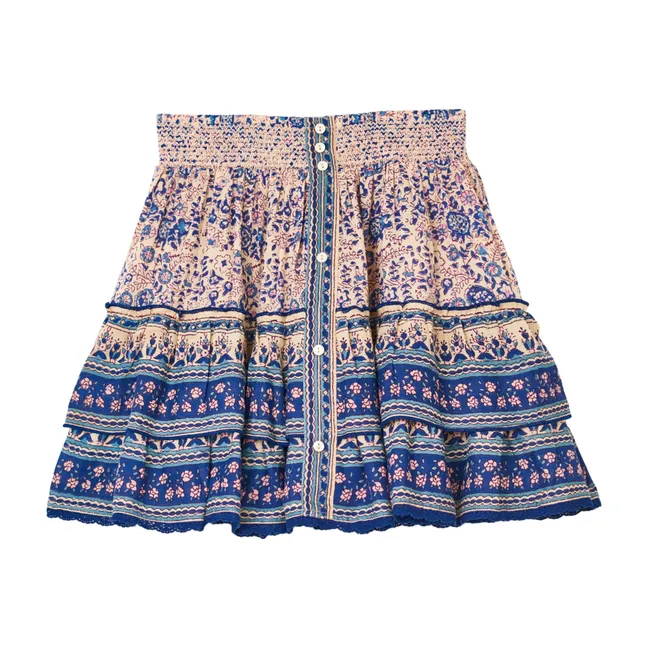 Cass Ruffle Skirt | Blue