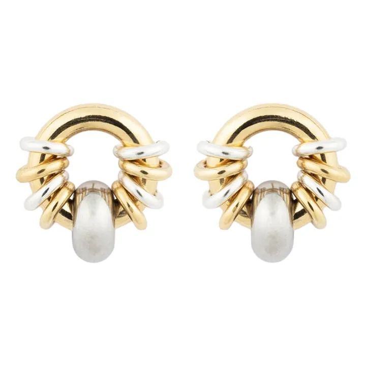 Boucles d'Oreilles Klik Donut Baby | Doré- Image produit n°0