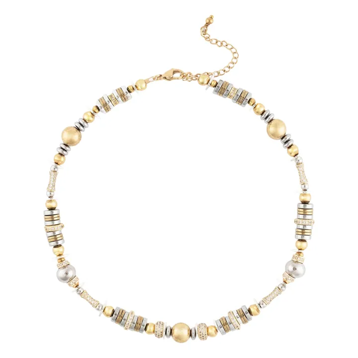 Collier Nefertiti | Doré/Argenté- Image produit n°0