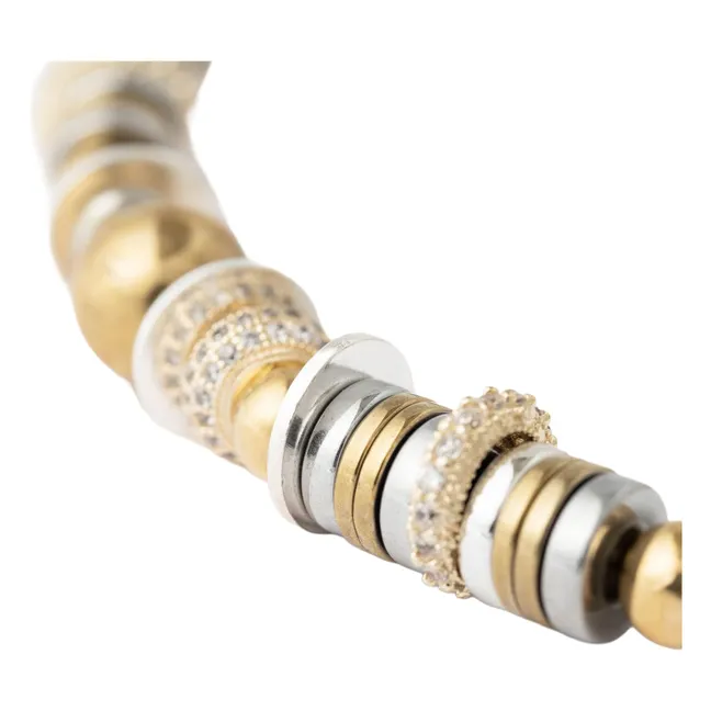 Collier Nefertiti | Doré/Argenté