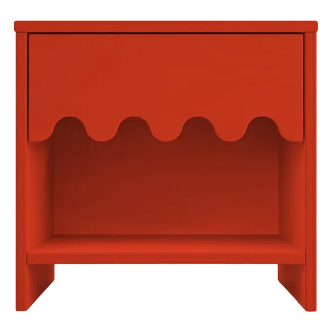 Table de nuit Moss | Rouge