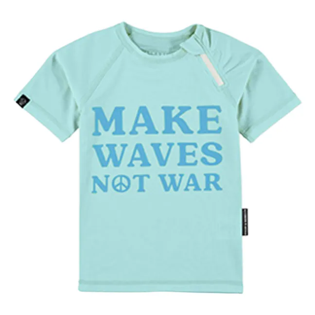 Camiseta Makes Waves Anti-UV Fibras recicladas | Azul Cielo