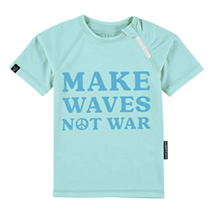 T-shirt Anti-UV Makes Waves Fibres Recyclées | Bleu ciel- Image produit n°0