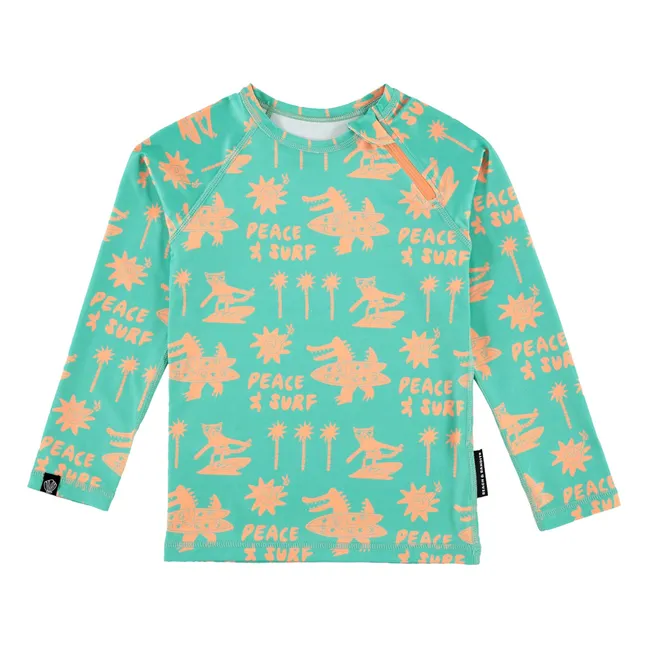 T-shirt Anti-UV Yaguah Catback Fibres Recyclées | Vert