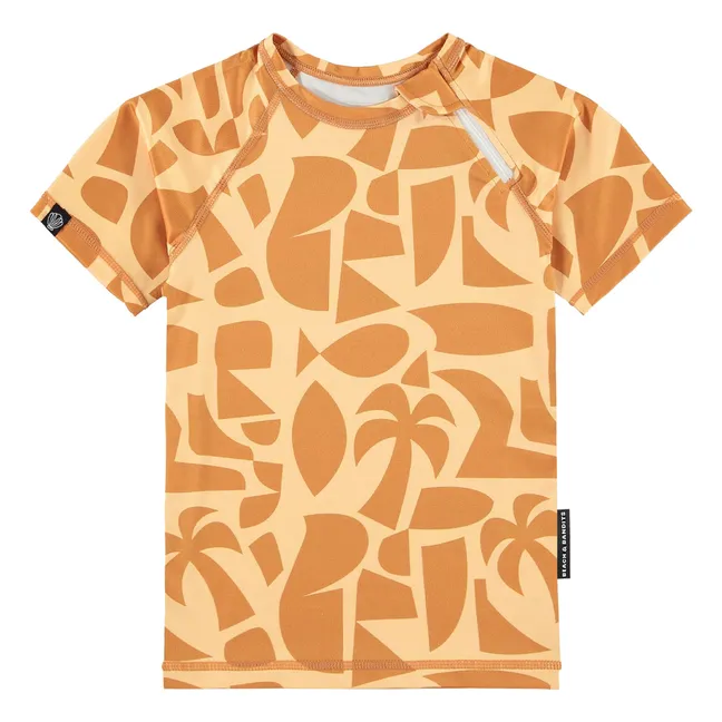 Camiseta Ant-UV Beach Fibras recicladas | Naranja