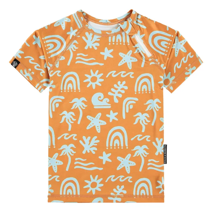 T-shirt Anti-UV Tropical Vibes Fibres Recyclées | Orange- Image produit n°0