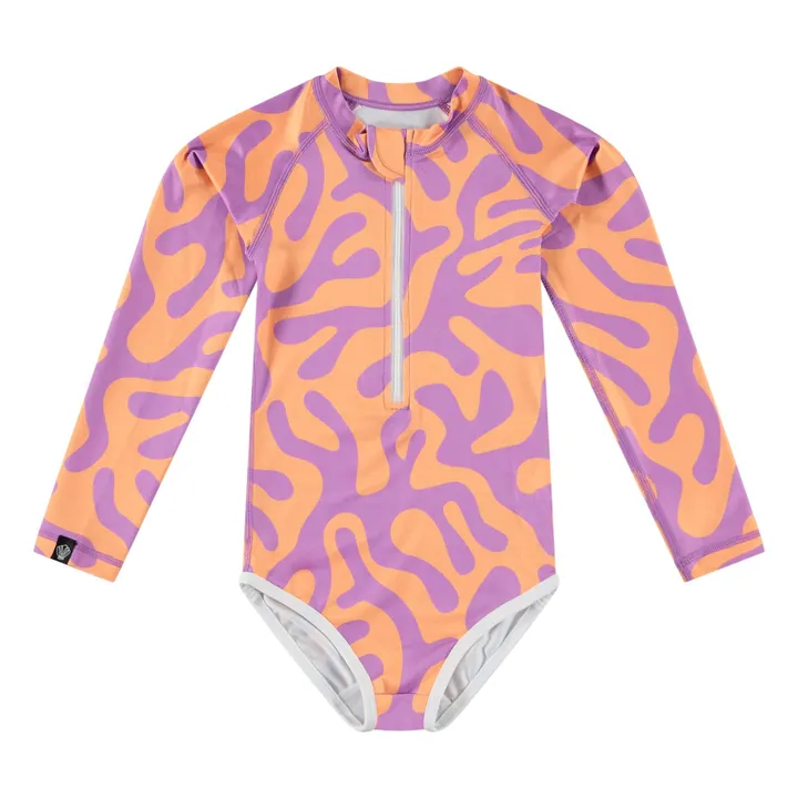 Maillot de Bain Anti-UV Coral Reef Fibres Recyclées | Corail- Image produit n°0
