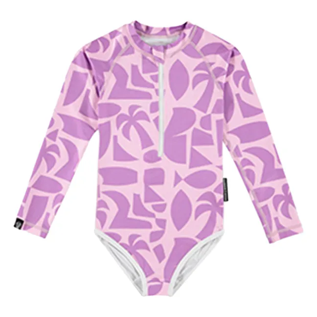 Maillot de Bain Anti-UV Beach Fibres Recyclées | Violet