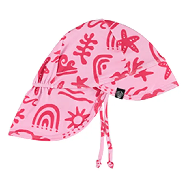 Chapeau Anti-UV Tropical Vibes Fibres Recyclées | Rose