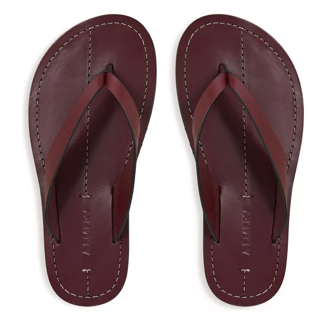 Flora-Sandalen | Burgunderrot