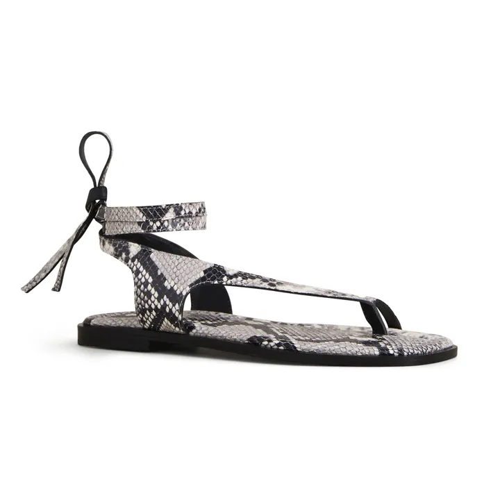 Sandales Heidi Snake | Gris- Image produit n°2