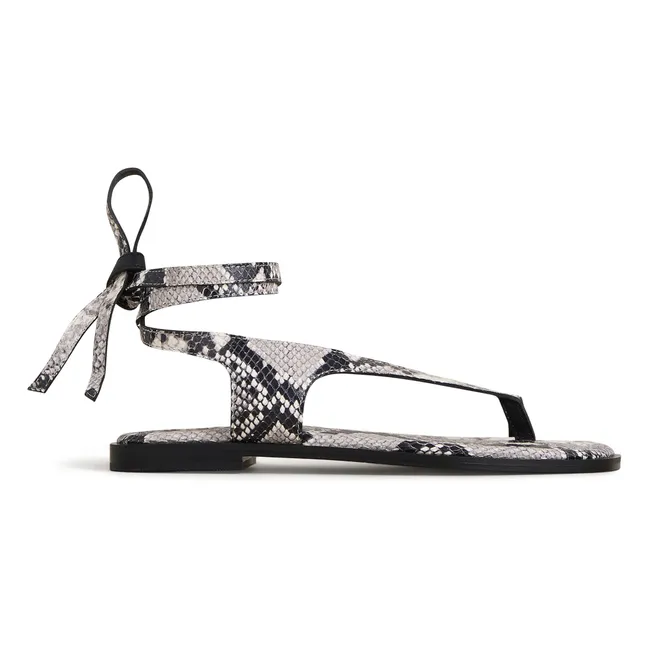 Sandales Heidi Snake | Gris