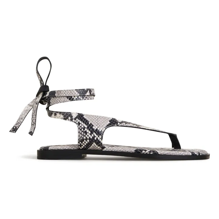 Sandales Heidi Snake | Gris- Image produit n°0