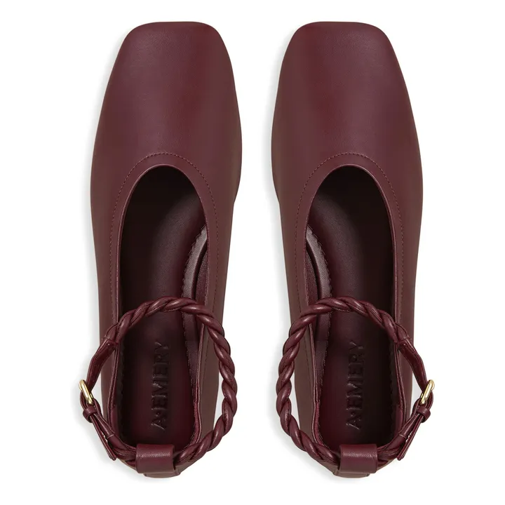 Ballerines Steele | Bordeaux- Image produit n°3