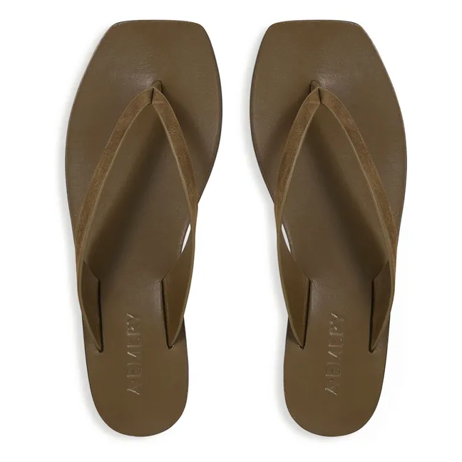 Sandales Kinto Suede | Vert kaki