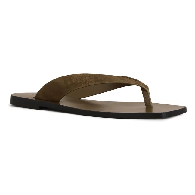 Sandales Kinto Suede | Vert kaki