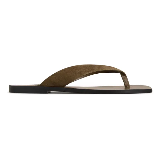Sandales Kinto Suede | Vert kaki
