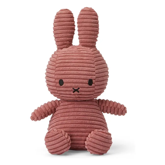 Miffy plush in corduroy | Rosa